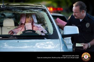 Click it or Ticket campaign poster